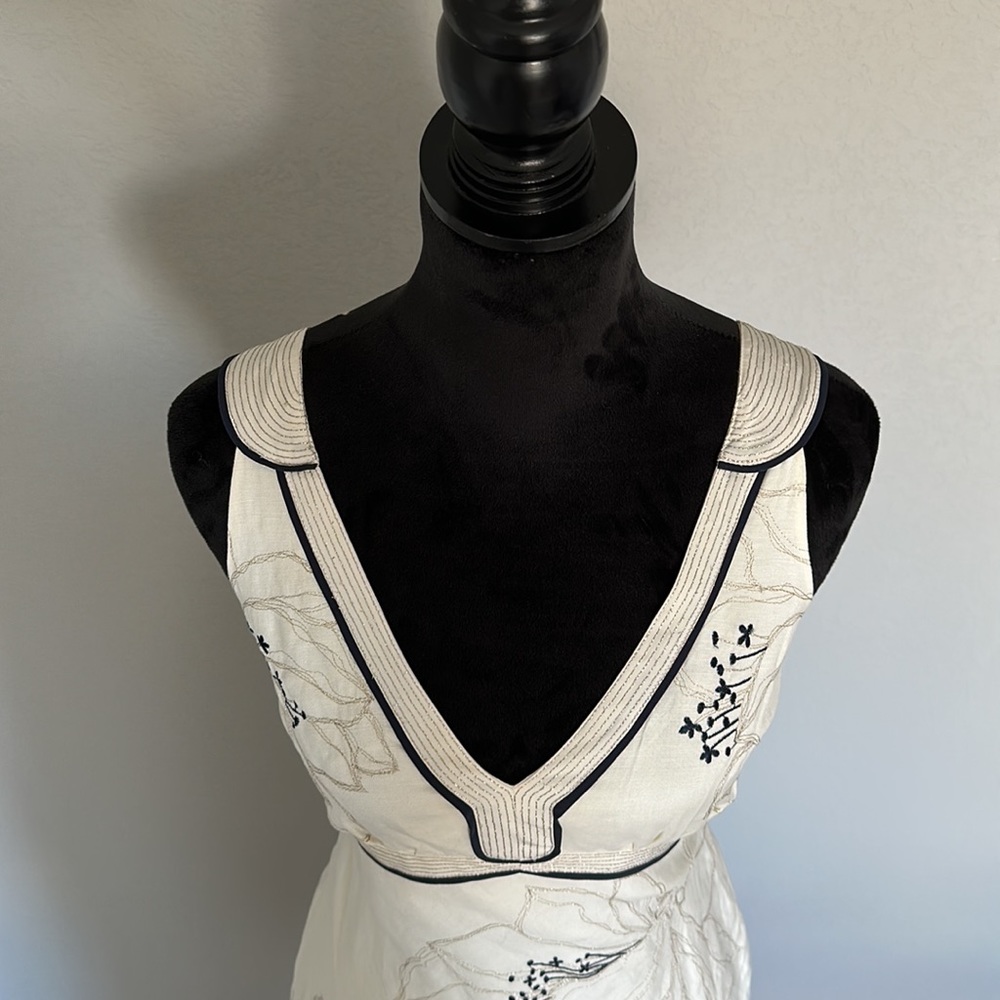 Monsoon linen mix dress - Picture 6 of 15